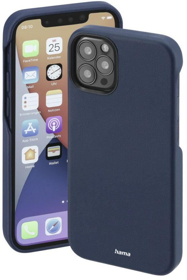 Hama MagCase Finest Sense Cover für iPhone 13 Pro Max blau