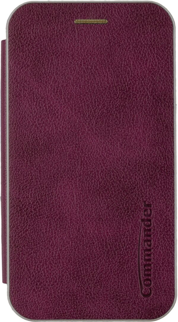 Commander CURVE Book Case DELUXE für Galaxy S22 Elegant Royal Bordeaux