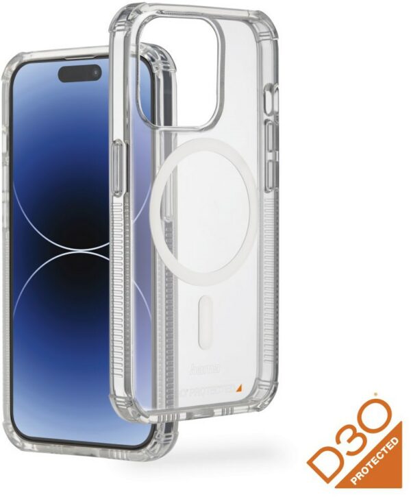 Hama MagCase Extreme Protect für iPhone 15 Pro transparent