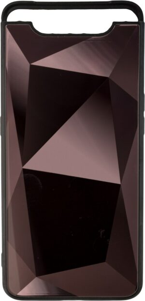 Commander Glas Back Cover DIAMOND für A805 Galaxy A80 rosegold