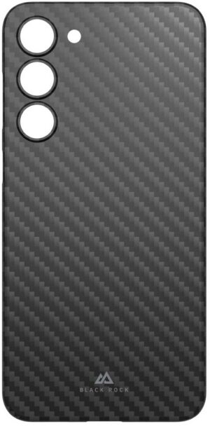 Black Rock Cover Ultra Thin Iced für Galaxy S23+ Schwarz/Flex Carbon