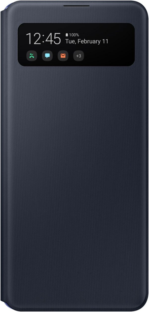 Samsung S View Wallet Cover für Galaxy A41 schwarz