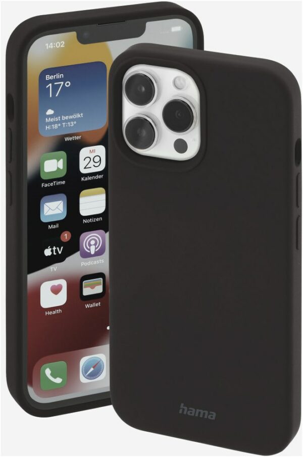 Hama MagCase Finest Feel Pro für iPhone 14 Pro Max schwarz