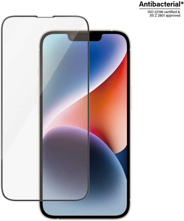 PanzerGlass Displayschutz Ultrawide Antibakt. für iPhone 14/13/13 Pro