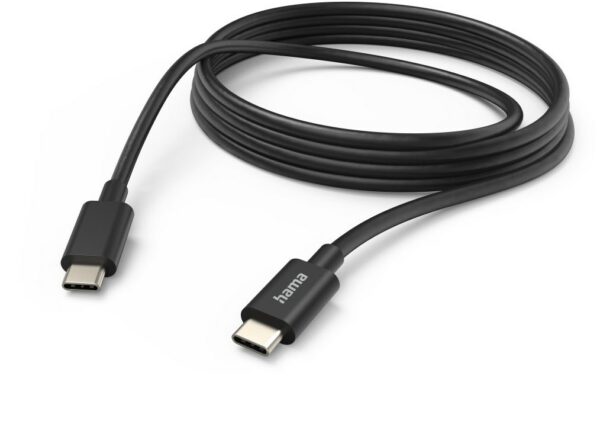 Hama Ladekabel USB-C>USB-C (3m) schwarz