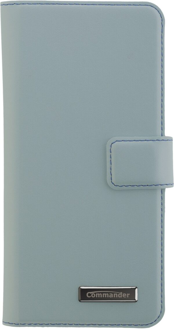 Commander Book Case Elite für Galaxy S8 lightblue