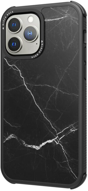 Black Rock Cover Robust Marble für iPhone 13 Pro schwarz