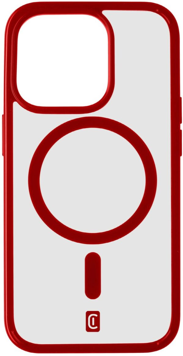 Cellular Line Pop Mag Cover für iPhone 15 Pro rot