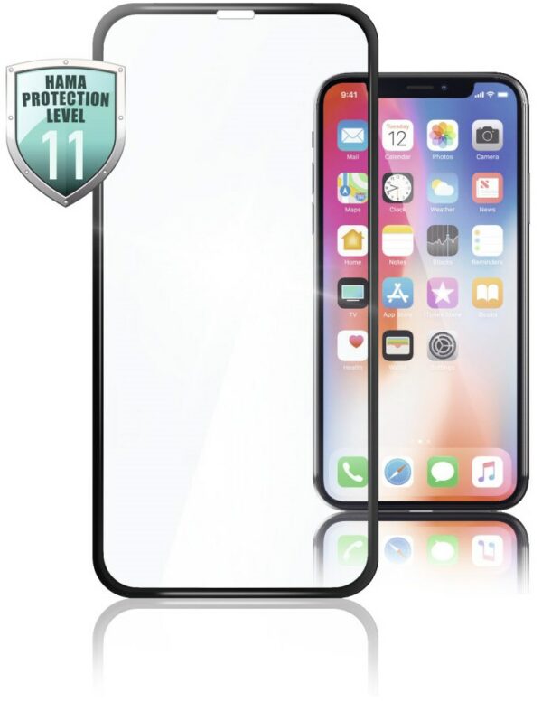 Hama 3D-Schutzglas für iPhone 11 transparent/schwarz