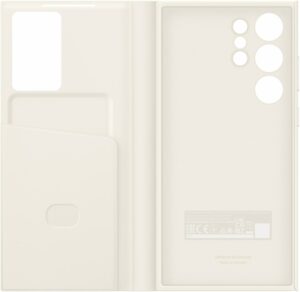 Samsung Smart View Wallet Case für Galaxy S23 Ultra creme