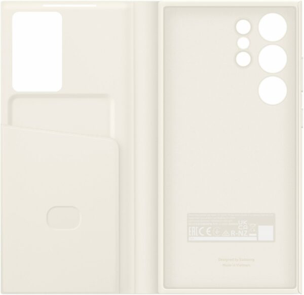 Samsung Smart View Wallet Case für Galaxy S23 Ultra creme