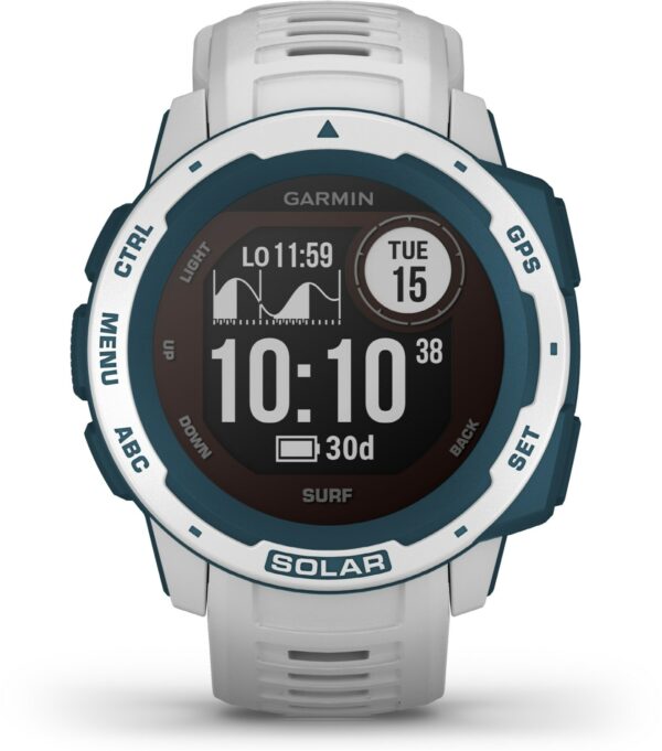 Garmin Instinct Solar Surf Smartwatch cloudbreak