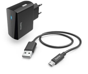 Hama Micro-USB-Ladeset (12W) schwarz