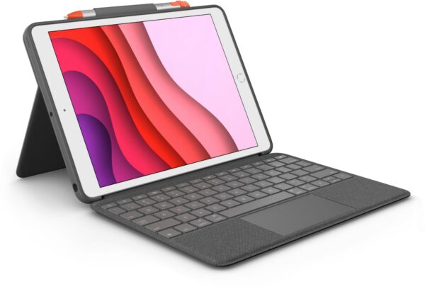 Logitech Combo Touch (DE) für iPad 7. Gen. graphite