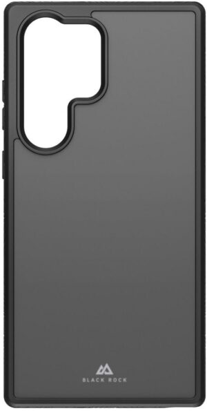 Black Rock Cover Robust Frosted Glass für Galaxy S23 Ultra grau